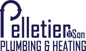 Pelletier & Son Plumbing & Heating brandmark (blue logo)